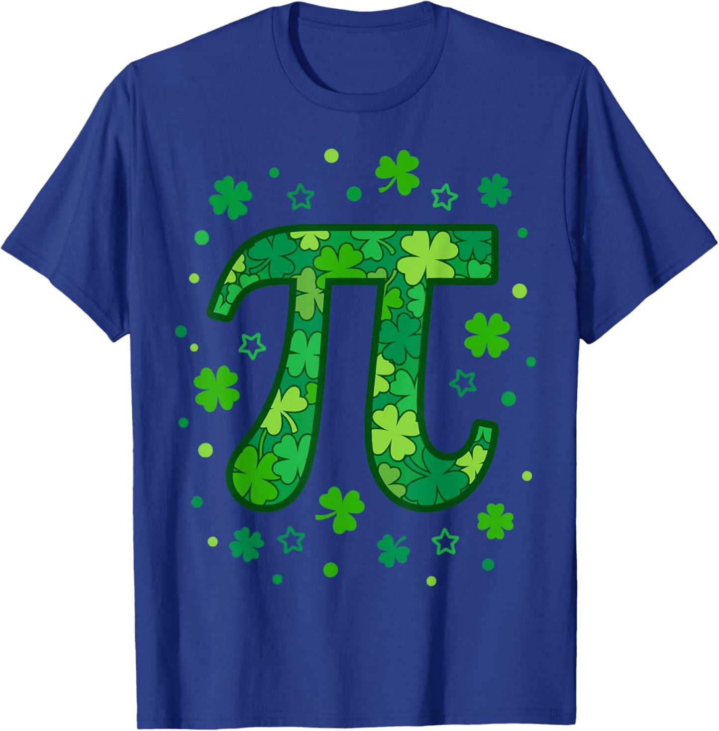 St Patricks Day Pi Day Irish Math Teacher St Pi-trick's 3.14 T-Shirt - T-Shirt | Royal