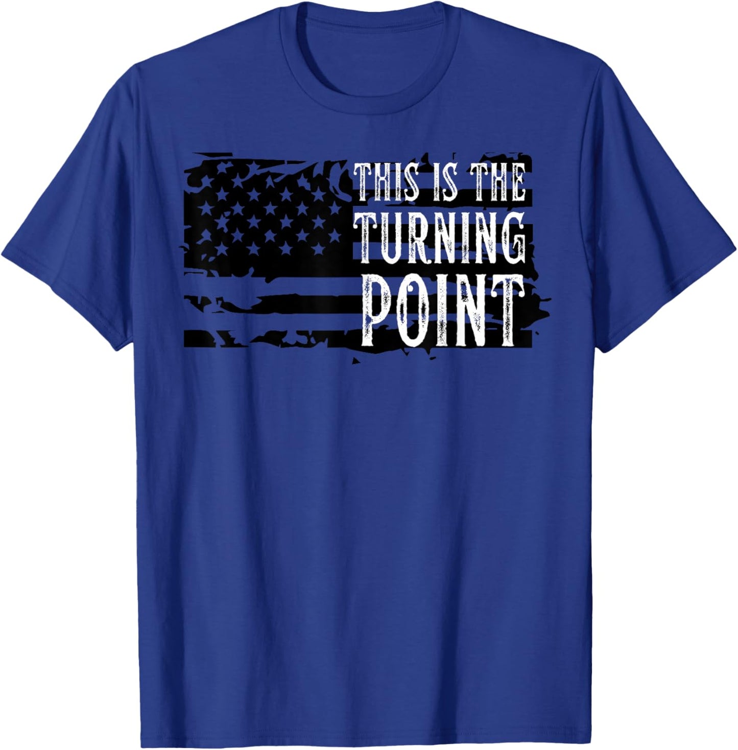Men Vintage This is The Turning Point USA Flag T-Shirt - T-Shirt | Royal