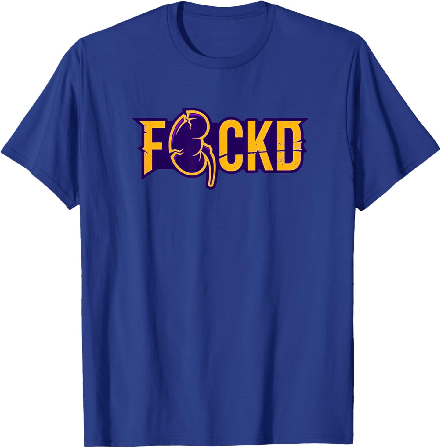 F CKD (Screw Kidney Disease) T-Shirt - T-Shirt | Royal