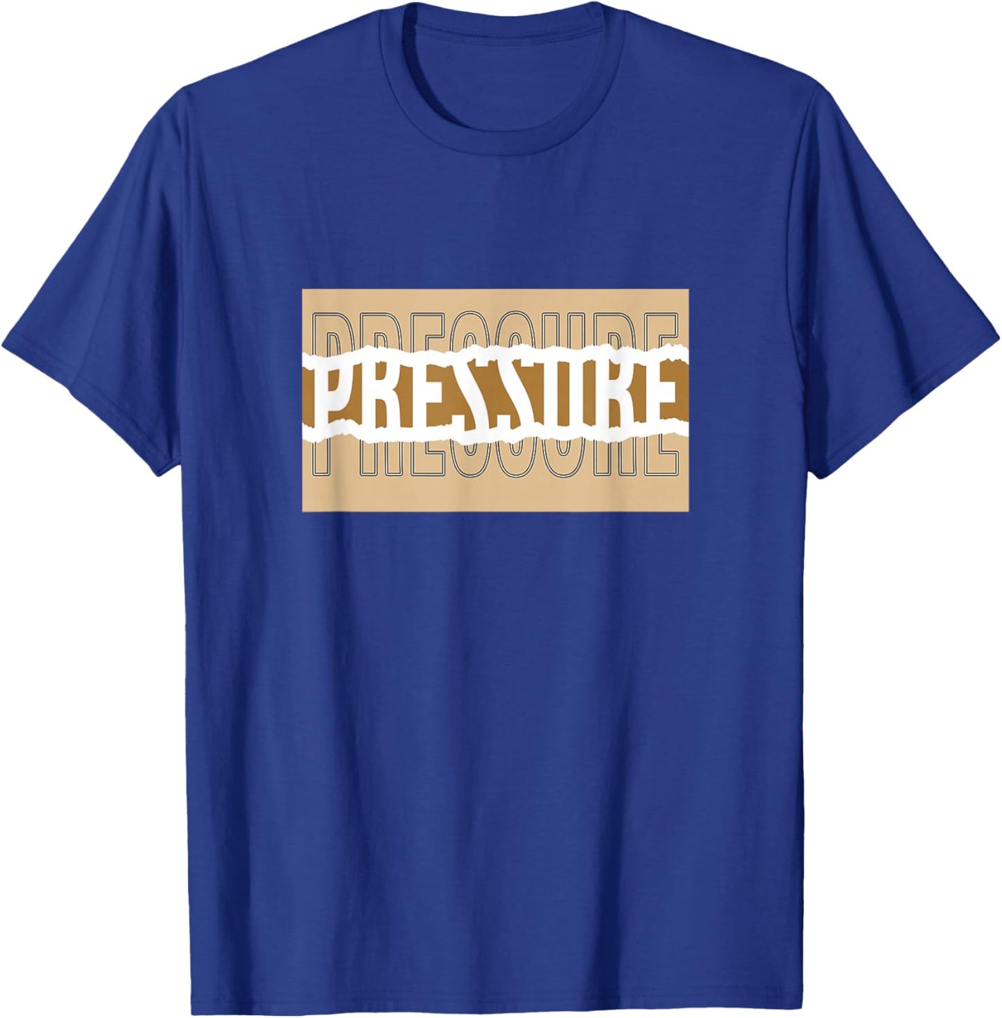 Tan Color Pressure v2 Tan Graphic T-Shirt - T-Shirt | Royal