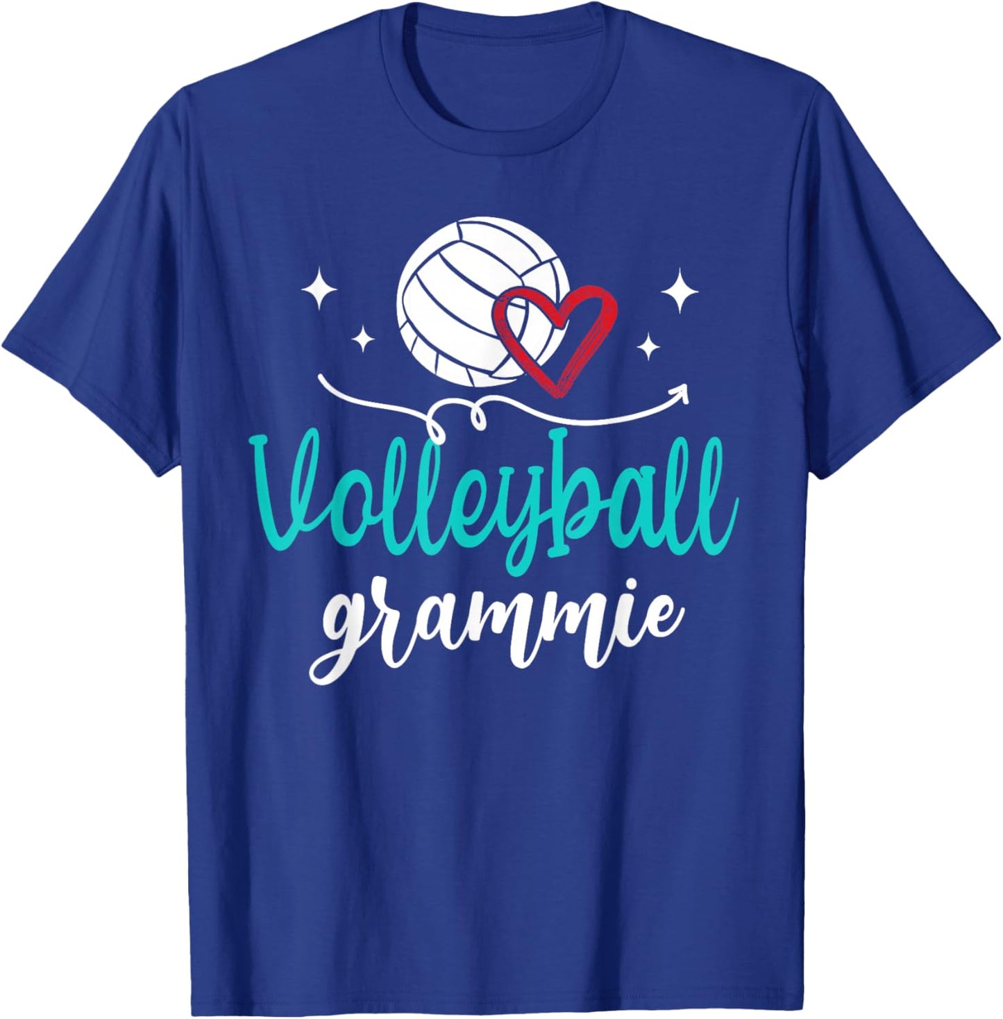 Volleyball Grammie Funny Volleyball Player Grammie T-Shirt - T-Shirt | Royal