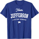 Team Jefferson Lifetime Member Funny Name Jefferson T-Shirt - T-Shirt | Royal