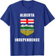 Alberta Independence – Coat of Arms Canada 2026 (Blue) T-Shirt - T-Shirt | Royal