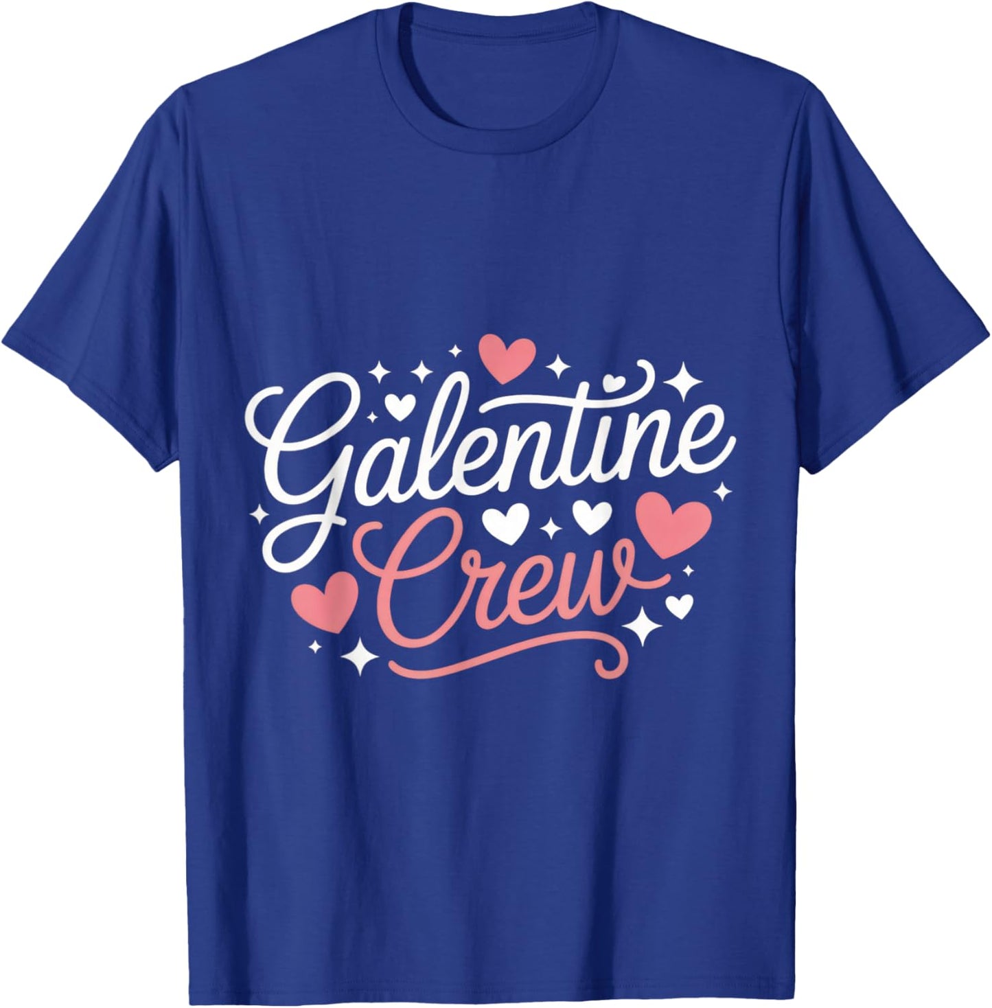 Galentine Crew Ladies' Night Fun Chill Vibes Party T-Shirt - T-Shirt | Royal