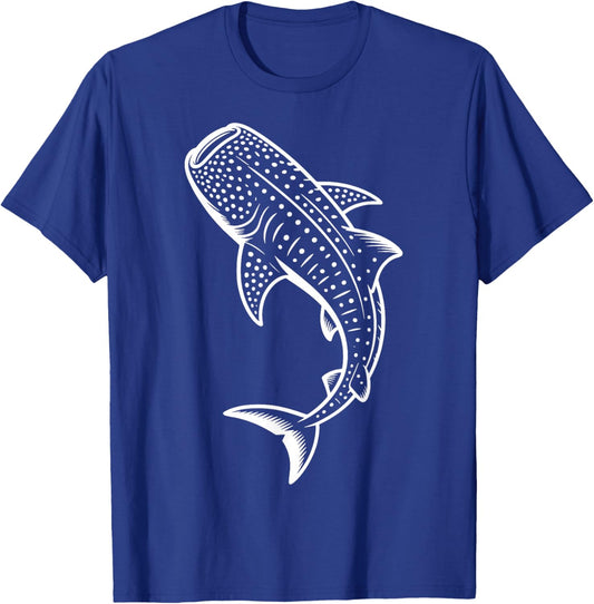 Whale Shark Illustration T-Shirt - T-Shirt | Royal