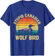 Stupid Canadian Wolf Bird Loon Sarcastic Animal T-Shirt - T-Shirt | Royal