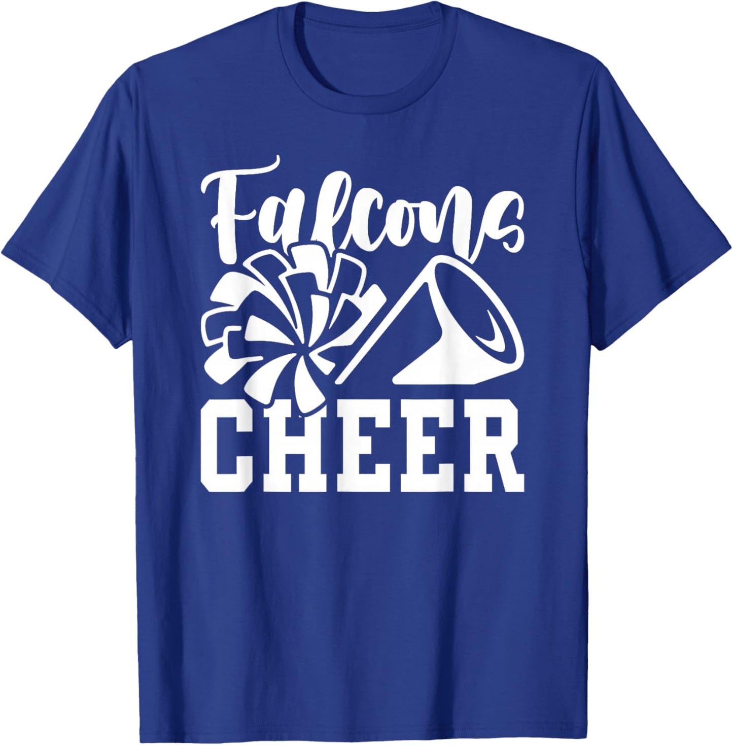 Cheer Falcons Back to School Spirit T-Shirt - T-Shirt | Royal