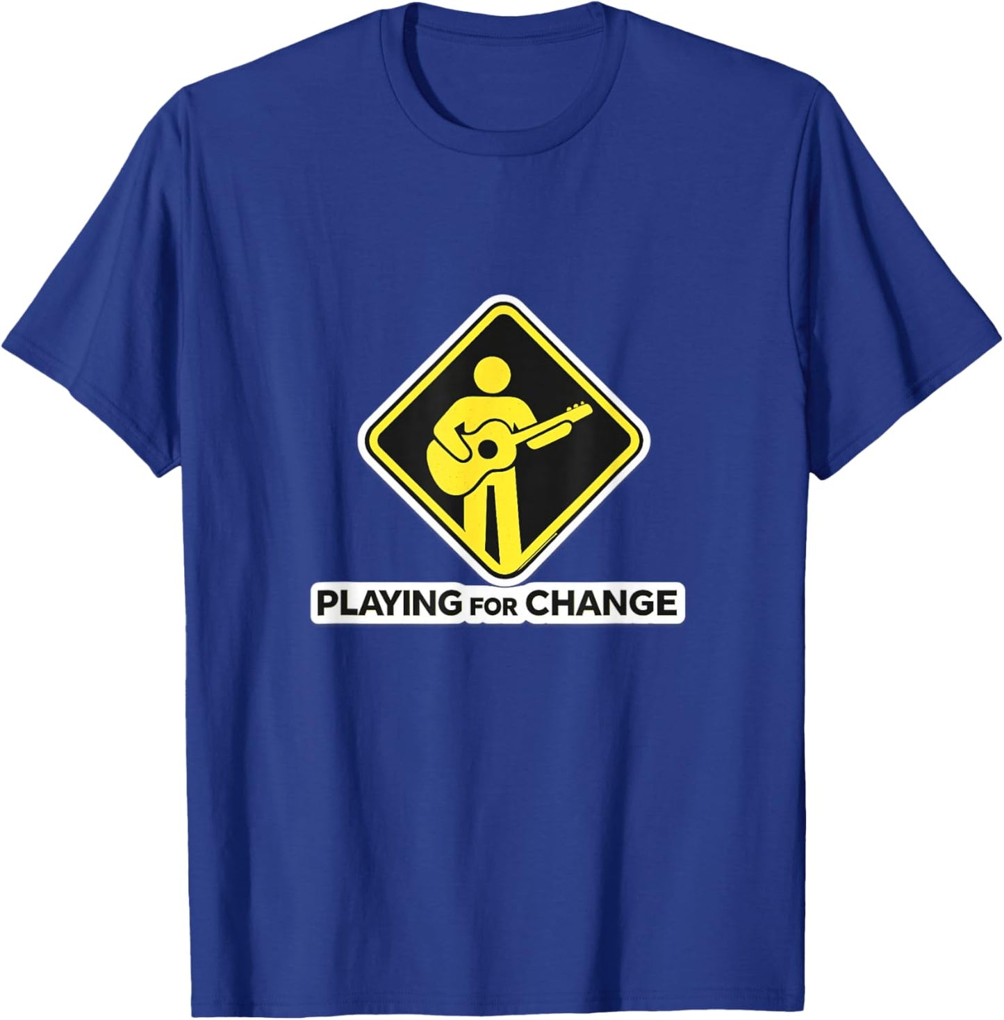 Peace Through Music Playing for Change T-Shirt - T-Shirt | Royal