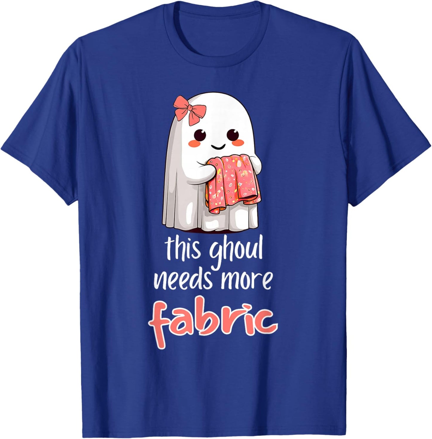 Fabric Hoarder Funny Sewing Fan Design T-Shirt - T-Shirt | Royal
