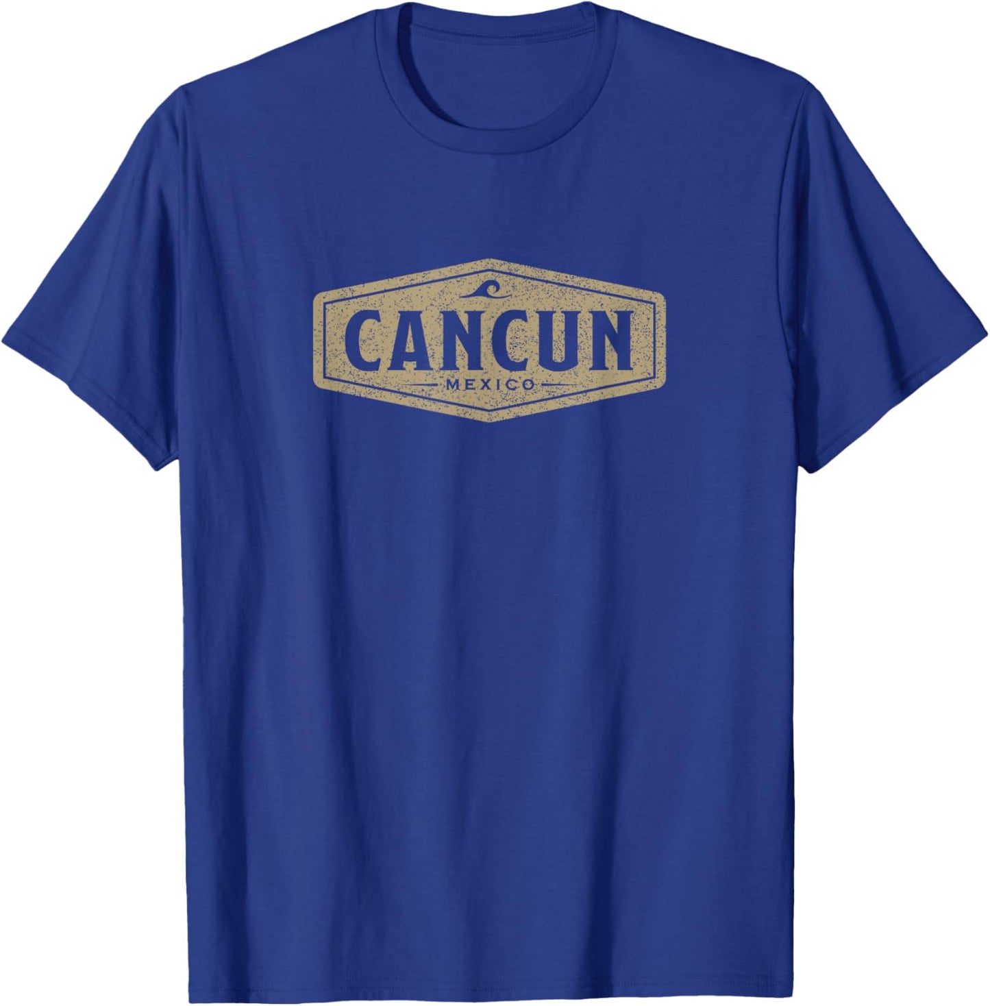Cancun Mexico Souvenir Retro Beach Vintage T-Shirt - T-Shirt | Royal