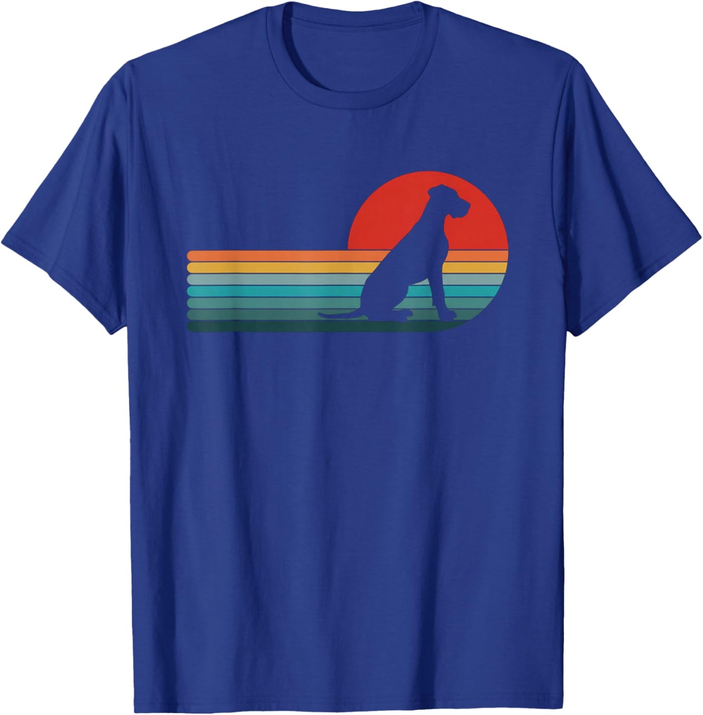 Retro Great Dane Dog Lover T-Shirt - T-Shirt | Royal
