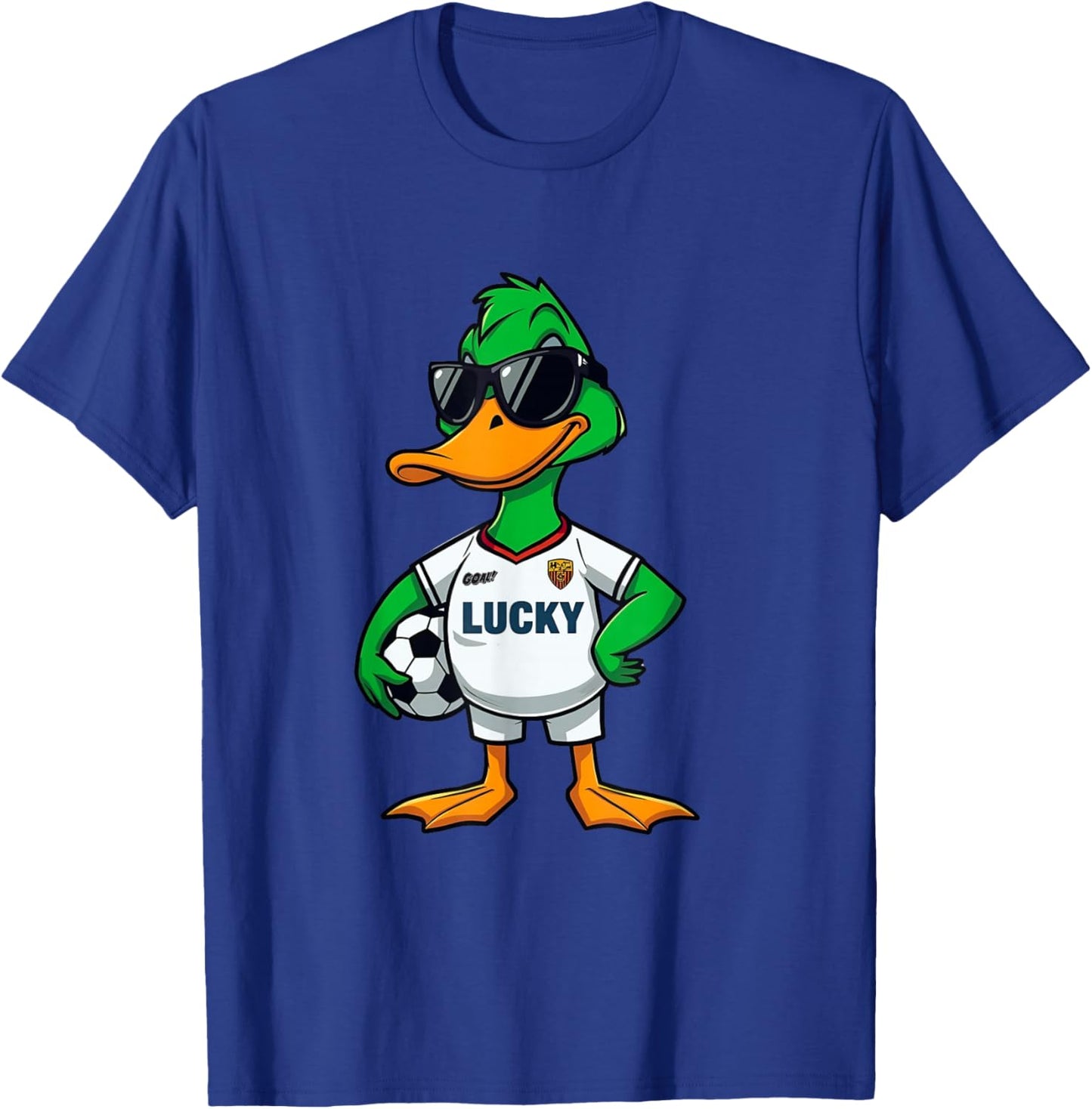 Lucky Duck Soccer T-Shirt - T-Shirt | Royal