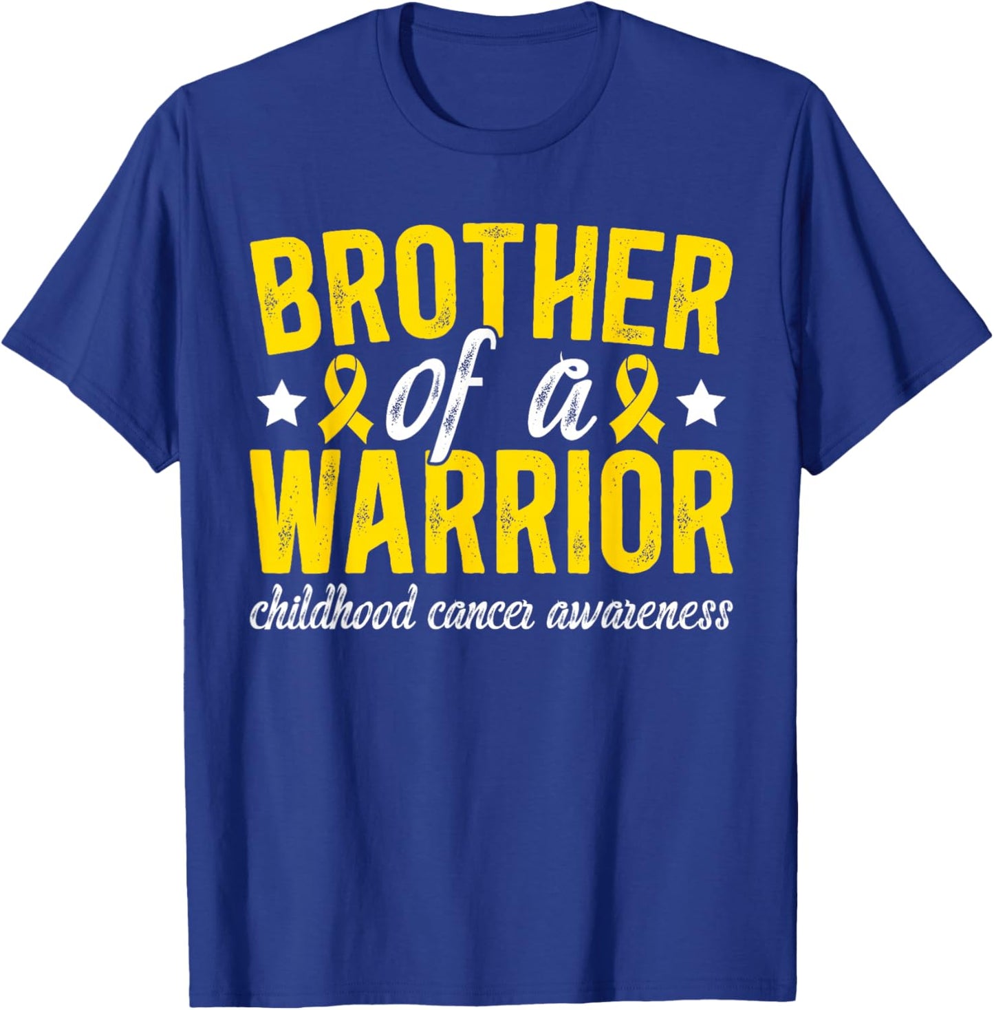 Childhood Cancer Brother of A Childhood Cancer Warrior T-Shirt - T-Shirt | Royal