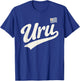 Uruguay Vintage Script Fan T-Shirt - T-Shirt | Royal