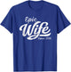 Classic Retro Epic Wife Since 1996 30th Wedding Anniversary T-Shirt - T-Shirt | Royal