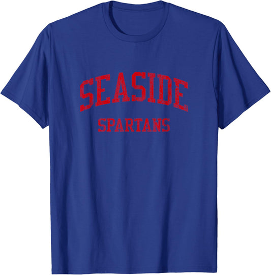 Seaside High School HS Seaside CA Vintage Sports T-Shirt - T-Shirt | Royal