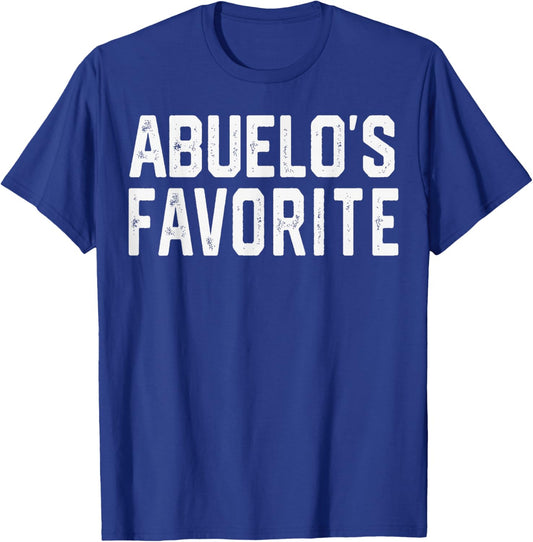 Abuelo’S Favorite Humor Fathers Day Grandparent Grandchild T-Shirt - T-Shirt | Royal