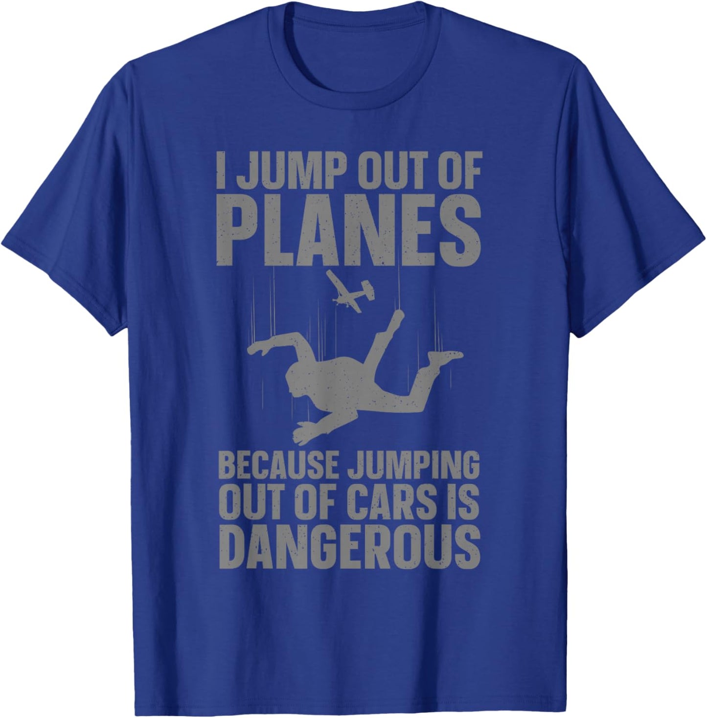 Funny Skydiving Design Women Skydive Lover Skydivers T-Shirt - T-Shirt | Royal