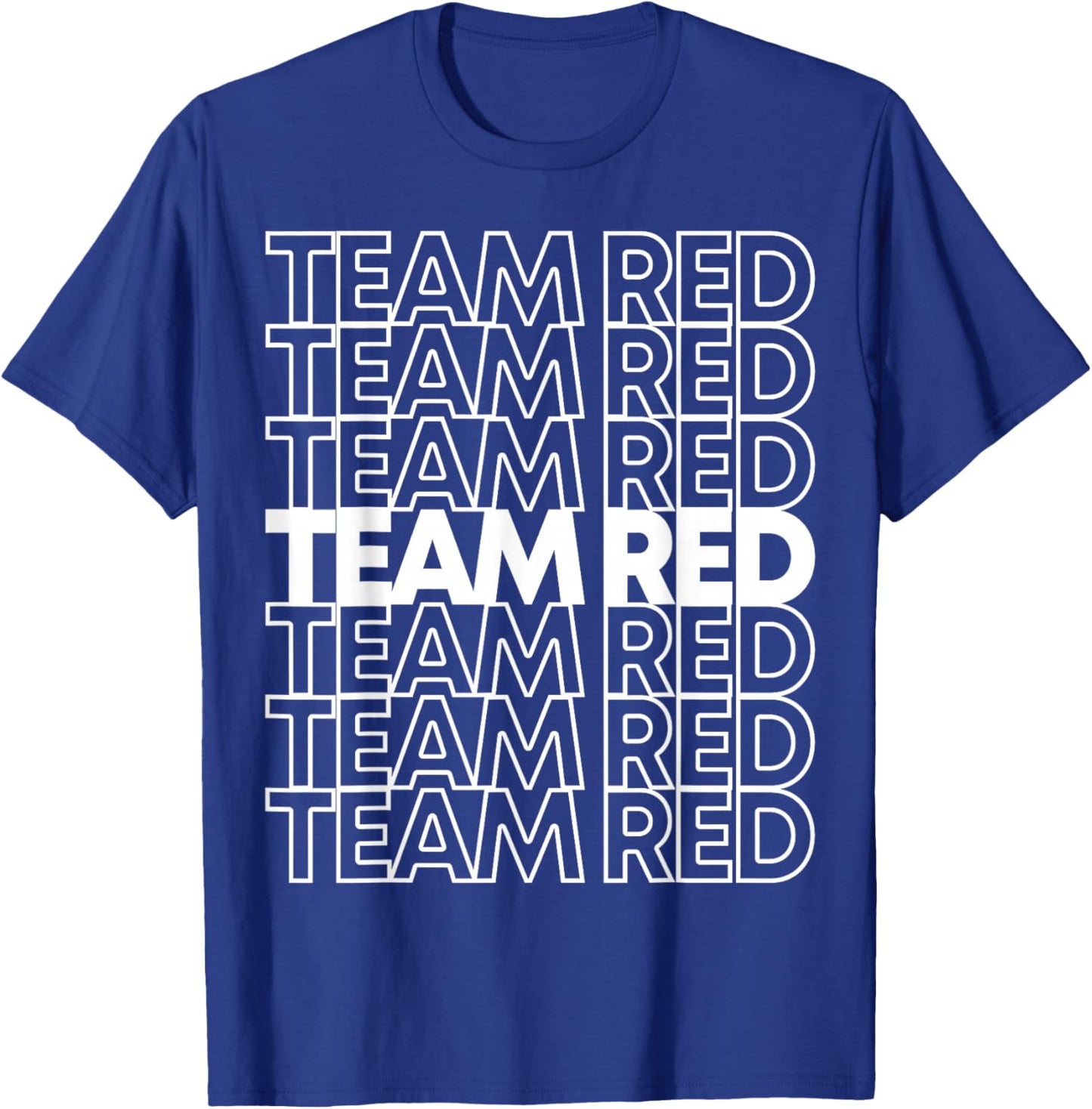 Team Red School Spirit T-Shirt - T-Shirt | Royal