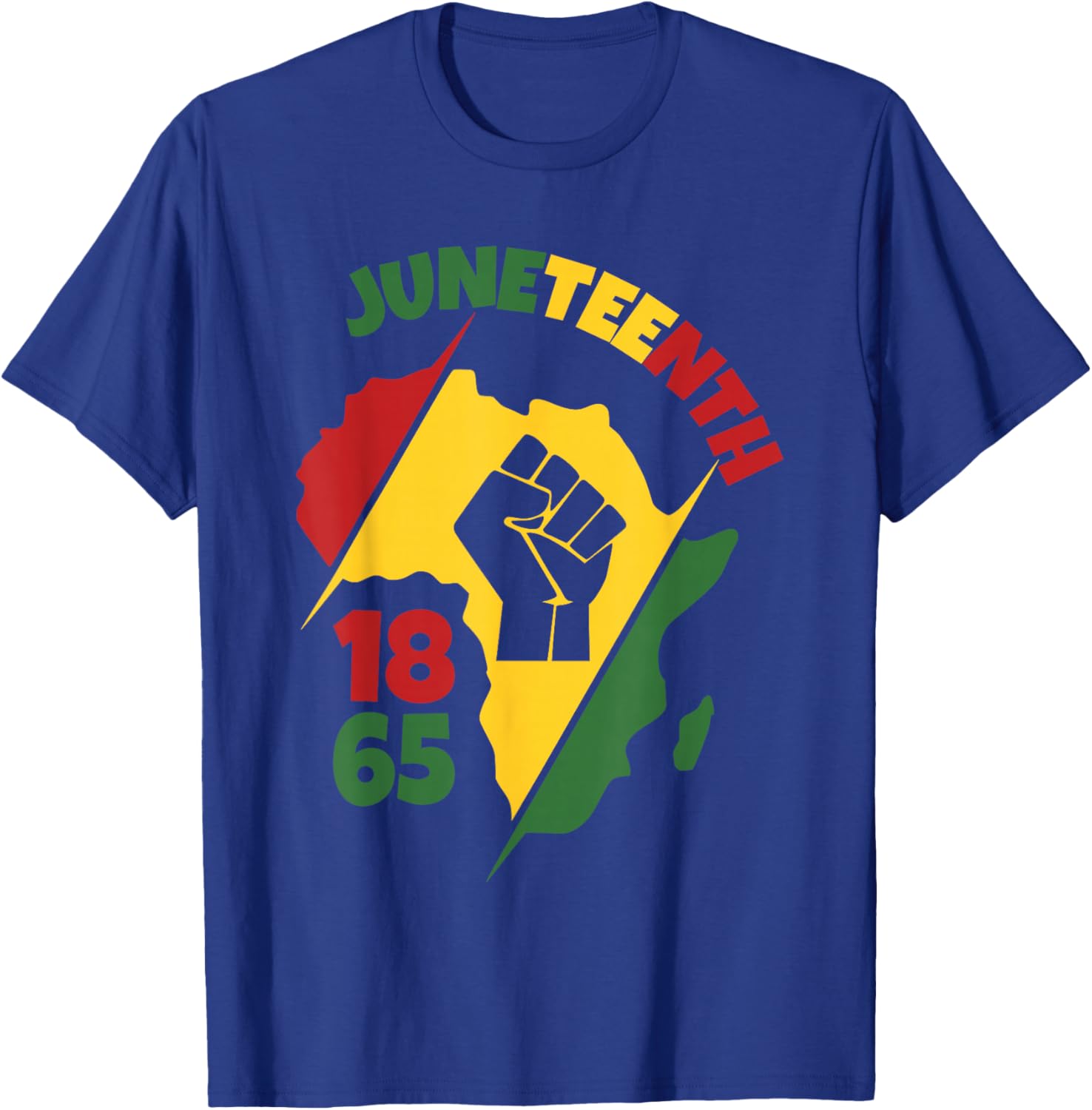 Juneteenth 1865 Black History Freedom African Women T-Shirt - T-Shirt | Royal