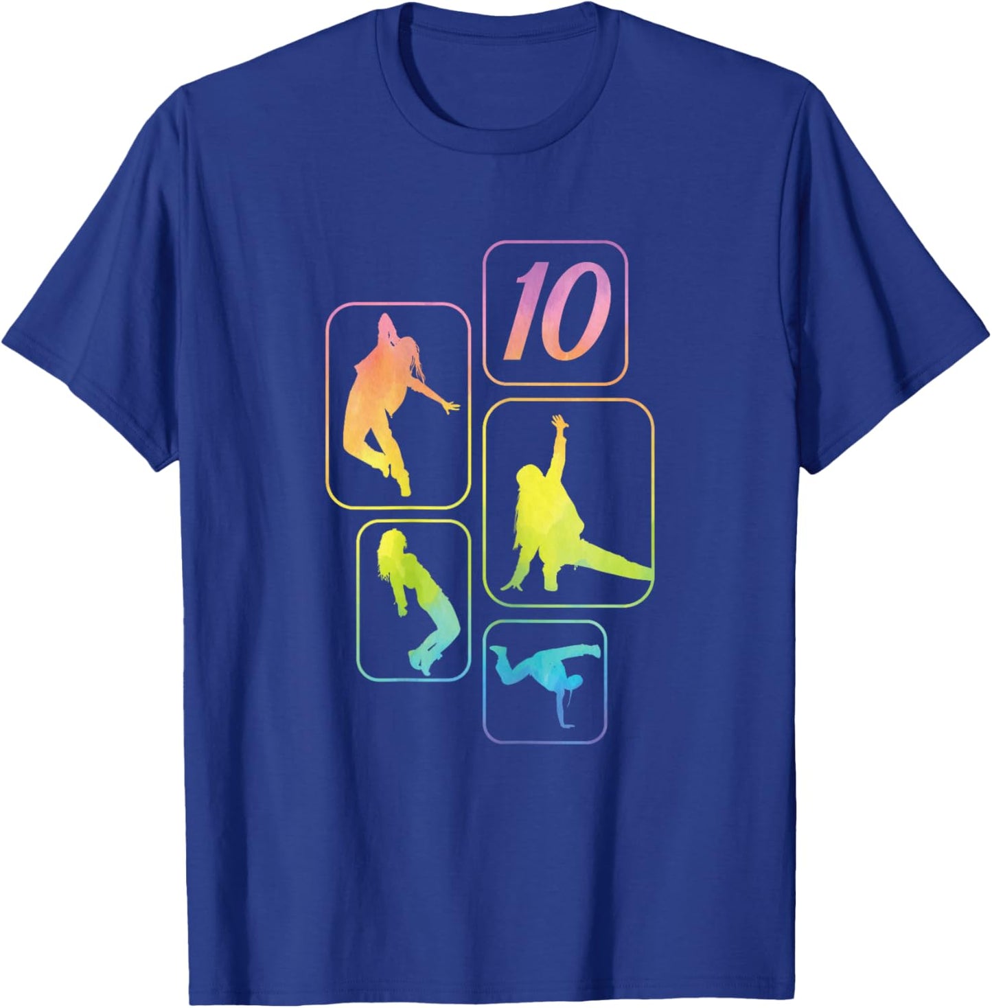 10th Birthday Girl Hip Hop Dancer Breakdancer 10 Years Old T-Shirt - T-Shirt | Royal