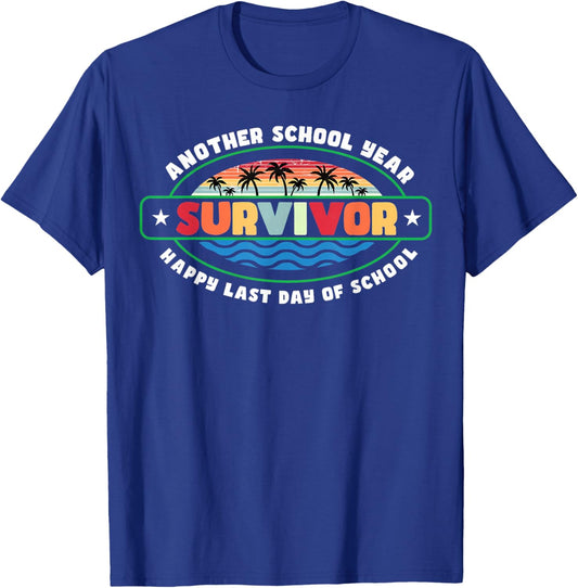 Another School Year Survivor The Longest School Year Ever T-Shirt - T-Shirt | Royal