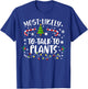 Christmas Family Gardens Funny Most Likely to Talk to Plants T-Shirt - T-Shirt | Royal