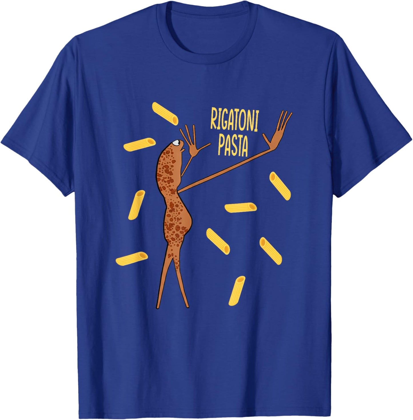 Marcus The Worm Rigatoni Pasta T-Shirt - T-Shirt | Royal