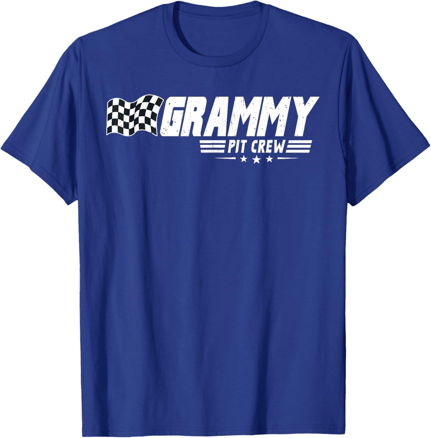 Grammy Pit Crew Race Car Birthday Family Racing T-Shirt - T-Shirt | Royal