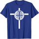 Religious Catholic St. Benedict Medal | Christian T-Shirt - T-Shirt | Royal