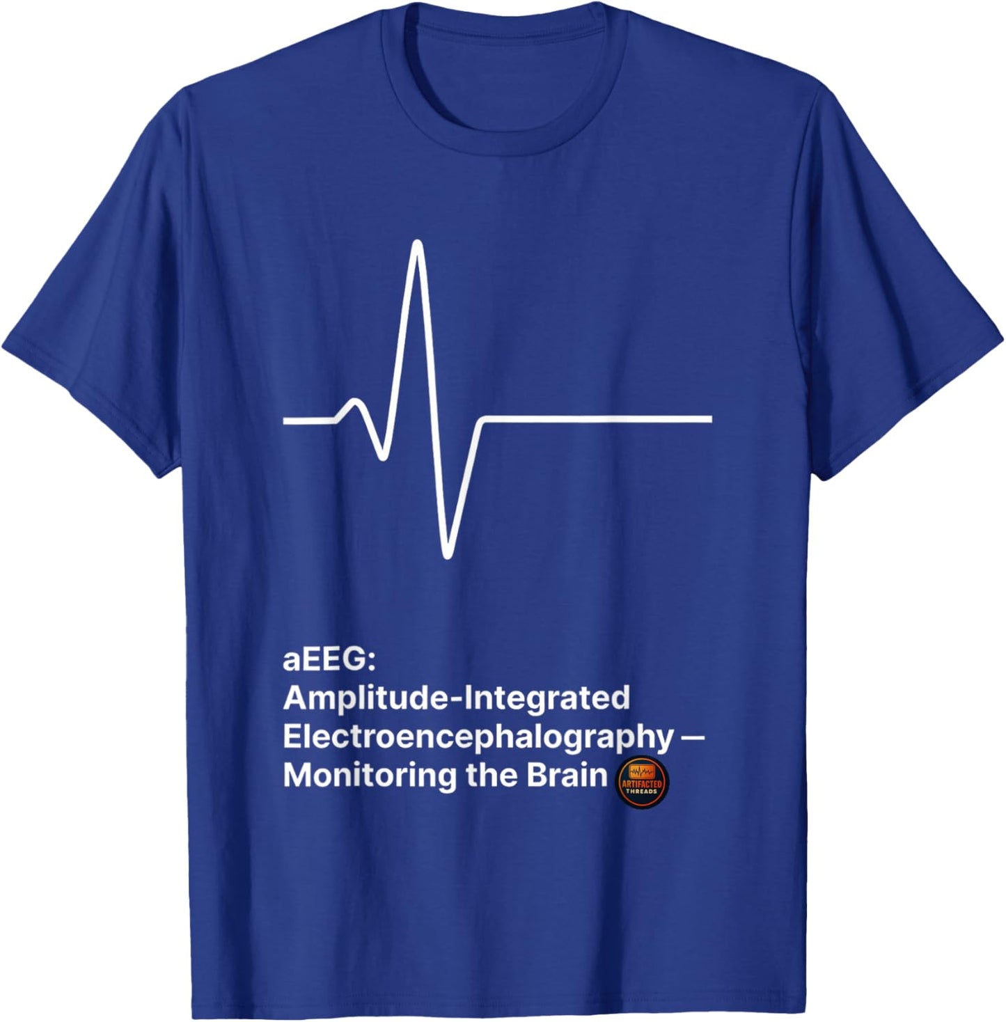 aEEG Amplitude Integrated Brain Monitoring T-Shirt - T-Shirt | Royal