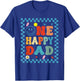 One Happy Dude Dad 1st Birthday Family Matching T-Shirt - T-Shirt | Royal