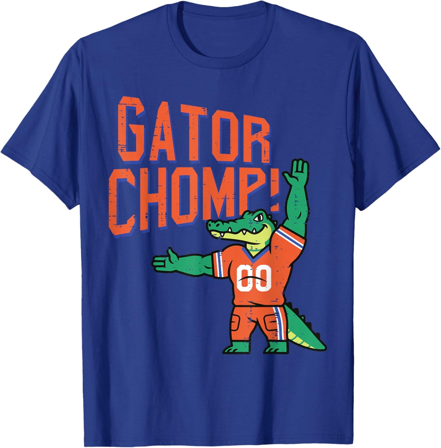Gator Chomp Aligator Women Men Kids Boys Girls Youth Teen T-Shirt - T-Shirt | Royal
