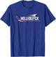 Hellebuyck T Goalie Design with Puck T-Shirt - T-Shirt | Royal