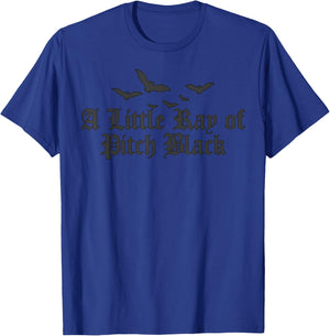 A Little ray of Pitch Black T-Shirt - T-Shirt | Royal