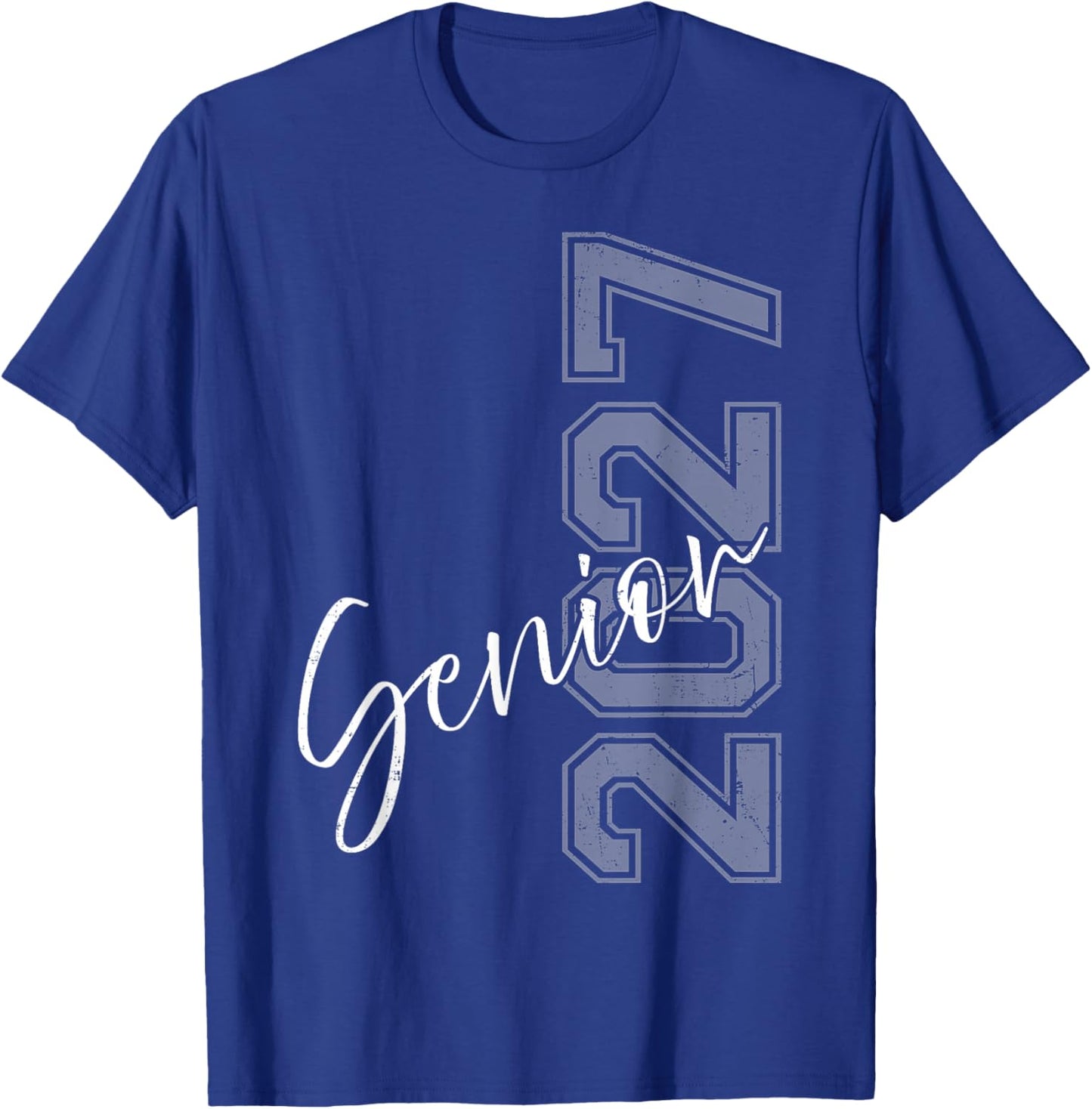 Class of 2027 Shirt Graduation T-Shirt - T-Shirt | Royal