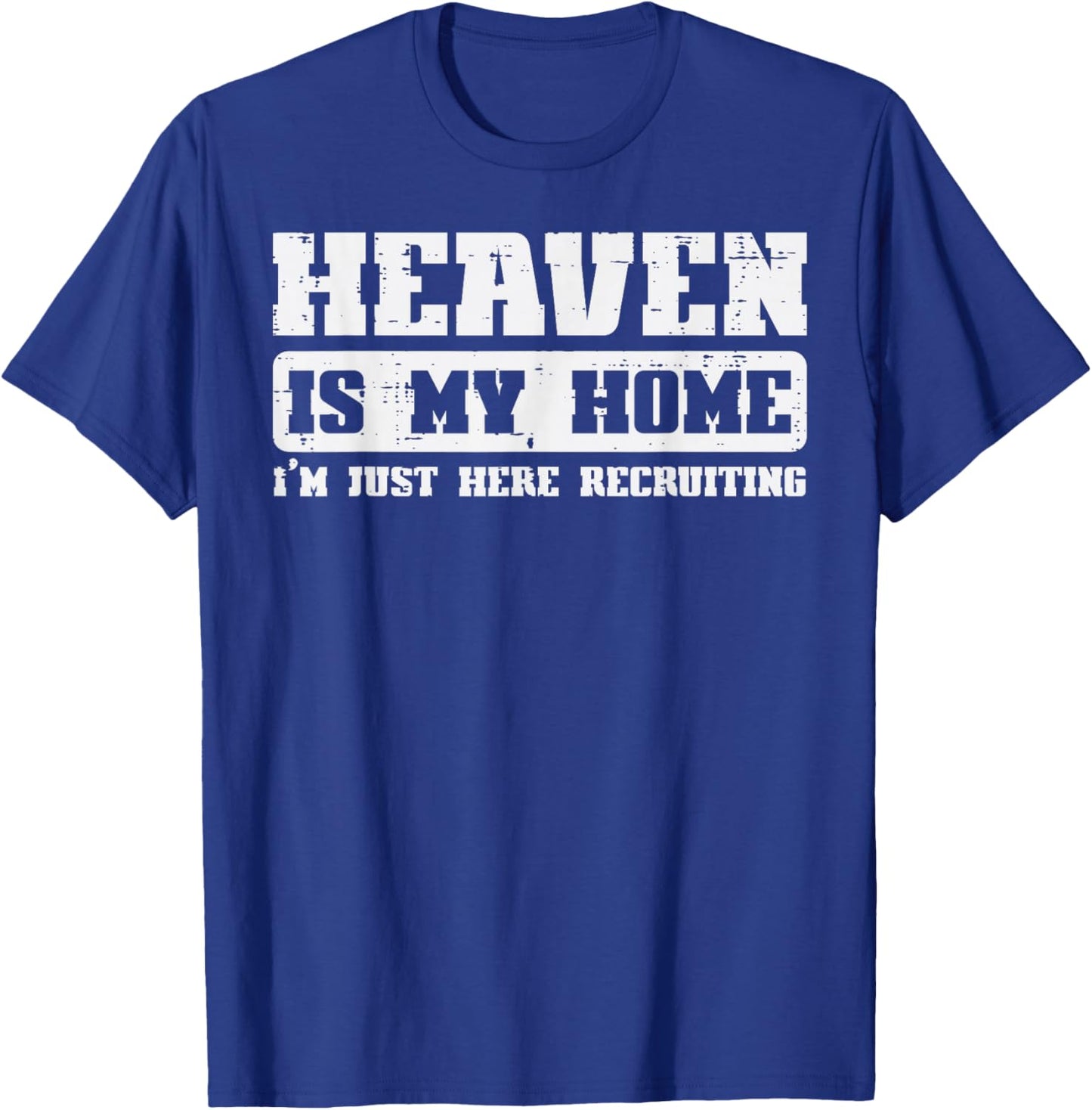 Christian Religious God Jesus Heaven Men Women Kids T-Shirt - T-Shirt | Royal