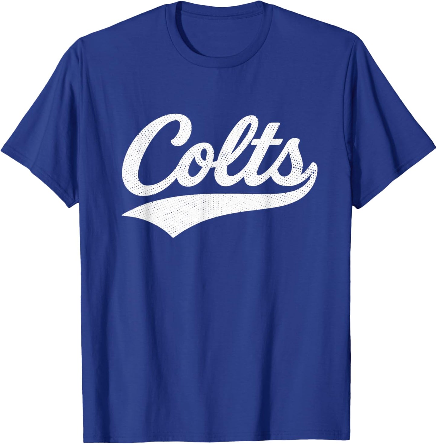 Colts Name Vintage Retro Men Women Kids Girls T-Shirt - T-Shirt | Royal