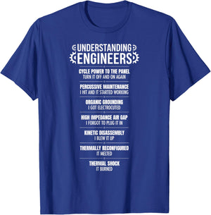 Engineer Humor Engineering T-Shirt - T-Shirt | Royal