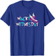Wacky Wednesday Kids and Teachers | Mismatch Day Spirit Week T-Shirt - T-Shirt | Royal