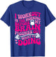 Funny Gym Shirts I Workout in The Morning T-Shirt - T-Shirt | Royal
