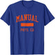 Manual High School HS Peoria IL PHYS Ed T-Shirt - T-Shirt | Royal