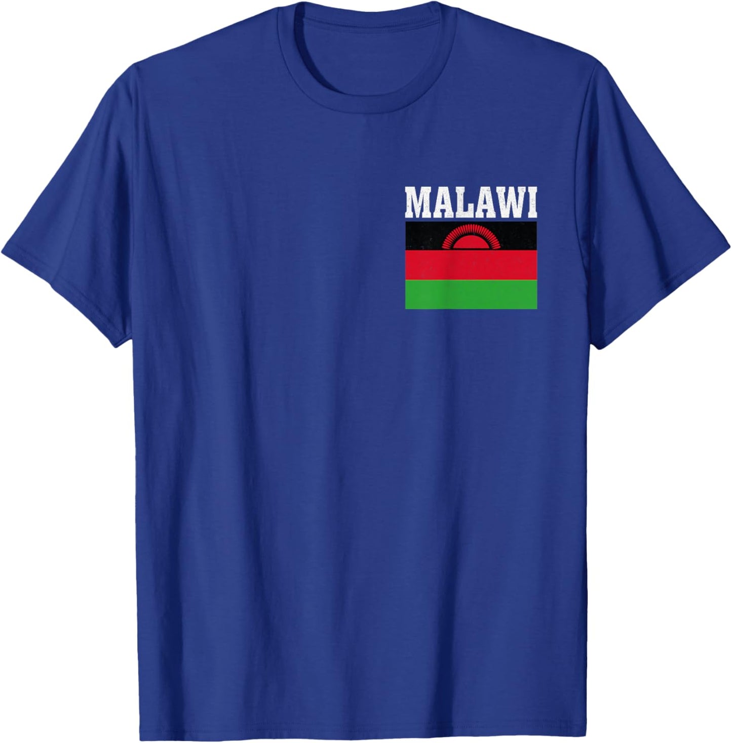 Malawi Flag Patriotic National Roots Souvenir T-Shirt - T-Shirt | Royal