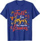 Fall for Jesus He Never Leaves Autumn Christan Men Women T-Shirt - T-Shirt | Royal