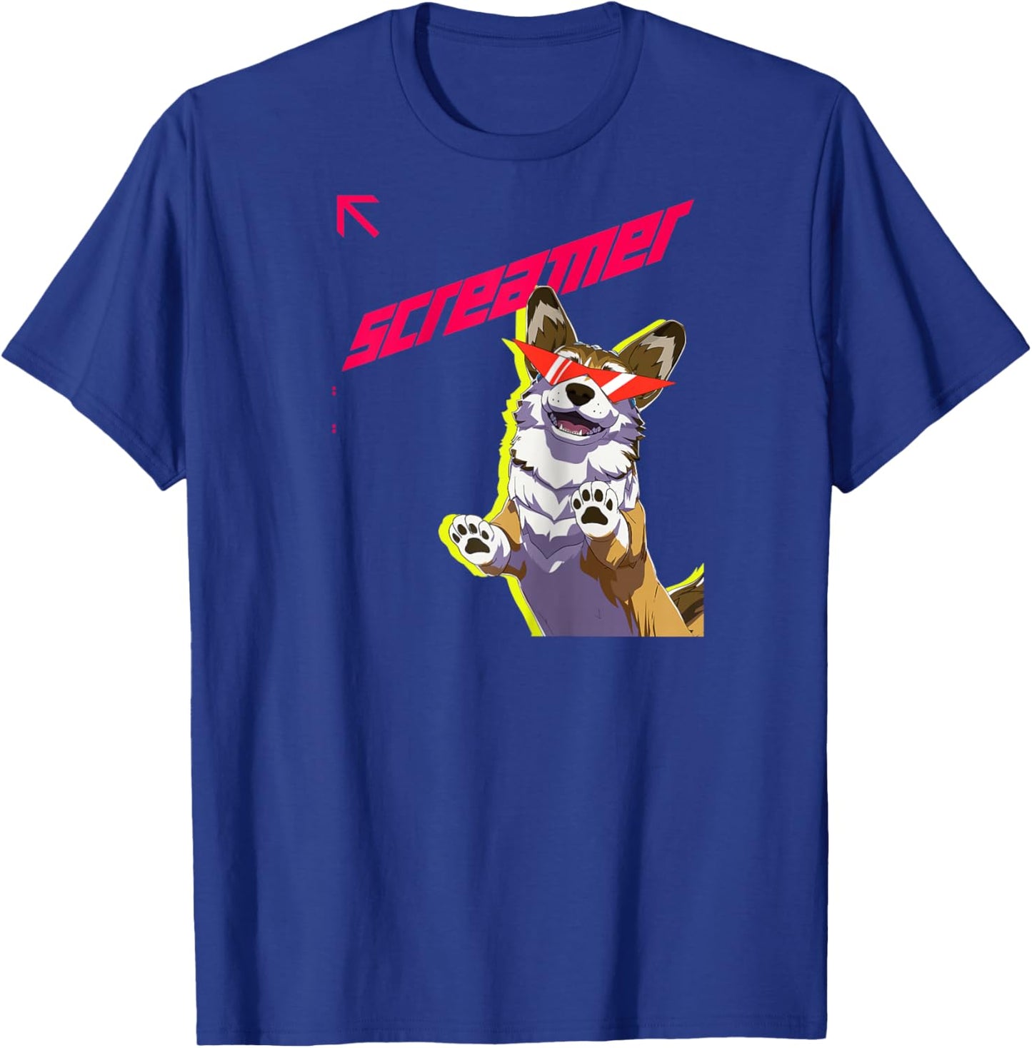Official Screamer Merchandise - Fermi Raglan Baseball T-Shirt - T-Shirt | Royal