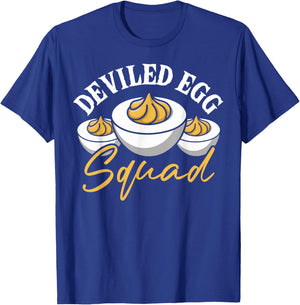 Deviled Egg Squad Deviled Eggs T-Shirt - T-Shirt | Royal