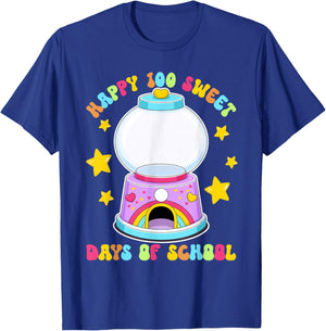 Funny 100 Days of School Gumball Machine Empty DIY Project T-Shirt - T-Shirt | Royal