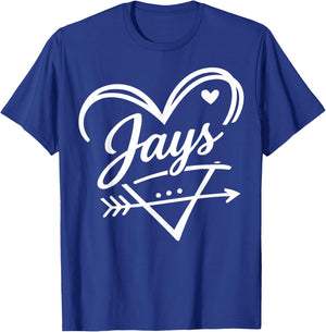 Retro Jays Name Cute Graphic Gift Women Kids T-Shirt - T-Shirt | Royal