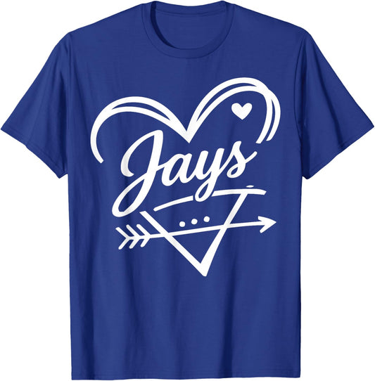 Retro Jays Name Cute Graphic Gift Women Kids T-Shirt - T-Shirt | Royal