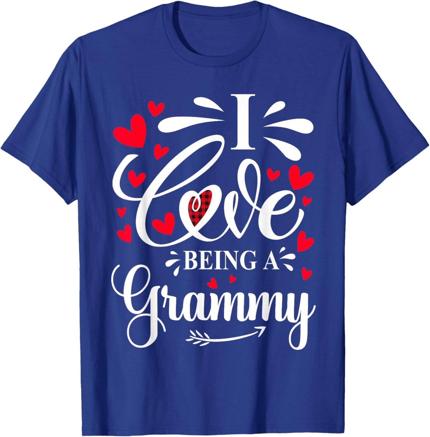 I Love Being A Grammy Valentines T-Shirt - T-Shirt | Royal
